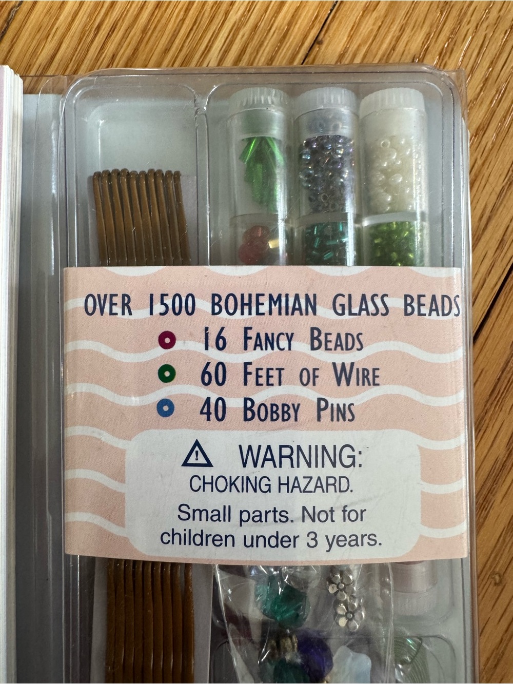 Girl’s beaded Bobby pin kit - Picture 2 of 4